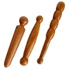 3 Pcs Foot Massage Stick Wooden Tools Pen Face Massager Sticks Acupressure Neck