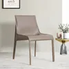 Chaises de salle à manger modernes chaise salon en cuir confortable nordique mobile tabourets de conception de créations de bureau de conception simple décoration chaises noires