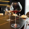 Kieliszki do wina europejskie czerwone wino lasses ręcznie krystaliczne wina wina luss restauracja hih-wartości bellied-bellied ubet. L49