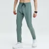 Pants New Pencil Pants Tight Jogging Casual Mens Running Breathable QuickDrying Ice Silk Outdoor Gym Sports Fashion Fitness Pants