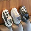 Sneakers Childrens Lekkie dzieci Modna Moda Plaid Casual Buty dla chłopców Dziewczyny Soft Oddychanie sport