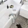 Mattes de bain 12pcs Salle de bain S Bownal Stickers Stickers Home Safety Wave Forme Transparent PEVA BACHEUR ESPAIR ÉTAPées