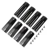 Tools 8set Stainless Steel Heat Plate Kit BBQ Gas Grill Replacement Set Adjustable 298-563mm Length Outdoor Garden Parts