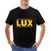 Polos maschile Lucifero "Lux" T-shirt Kawaii Bianchi di grandi dimensioni sudore di sudore del telaio da uomo