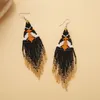 Boucles d'oreilles en peluche de riz Personnalités de la symétrie d'oiseau