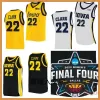 Custom 22 Caitlin Clark Jersey Iowa Hawkeyes Women College Basketball Jerseys Men Kids Ladies Black White Yellow Custom Any Name Message us 2024 women kids youth men