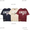 Vêtements de mode de créateurs T-shirts de luxe T-shirts American High Street Sweet Boy SS Tee Drew Face souriant Hummingbird Loose Short Short Men's Women's 805