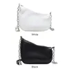 Sacs à bandouliers femmes Solide Pu Leather Casual Ladies Chain Messen Messen Sac Fashion Sac Lady Handbags 25x20x6cm