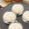 Bowls 6 Pack 4 Inch Double Rolled English Muffin Rings Stainless Steel Crumpet Tart Round