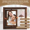 Frames Sweethome 67 '' Holzrahmen 360 ° Rotationsbild Exquisite Geschenke für Weihnachtsdekorationen