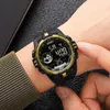 Montre-bracelets Skmei 2123 Digital Movement Sport Watches Mens Casual Stophatch Military Imperproofr Wristwatch Men Date Alarm Reloj