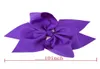 Drop 10 pouces Grosgrain Ribbon Bow Girls Hairpins Big Bowknot Cair Clips Hair Accessories 30pcs211w70927604031442