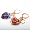 Zeldas Link Skyward Sword Heart Keetchain Red Big Heart Contenitori Crystal Crystal Keyring for Women Men Raccolta gioielli