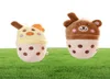 Mimi 12cm Boba Pshies Bule Tea Psh Toys Cartoon Cupぬいぐるみ柔らかいミルクフード枕ギフト