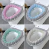 Toilet Seat Covers Autumn And Winter Thickened Warm Universal Zip O-type Ring With Handle Cover