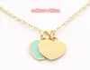 316L Fashion en acier inoxydable Lovers Love Love Heart Locket Charms Chain Colliers Pendants pour femmes6859482