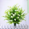 Fleurs décoratives 2pcs Bouquet de fleur artificielle Latex Real Bridal Wedding Home
