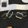 Orecchini per sacchetti di stile popolare per lettere designer stalloni di marca gioielleria classiche 925 stalloni d'argento da donna Crystal Pearl Earring Amante regalo Accessori per coppia con scatola