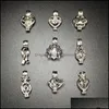 Mücevher Ayarları Sier Kolye S925 Sterling Pearl Montaj Kafesleri Kolye Diy Bilekler 9 Stil Moda Hediye Damla Teslimat Dhrbe