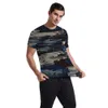 2024 Men's Short sleeved Summer Fitness T-shirt Contrast Color T-shirt Designer T-shirt Men's Luxury Brand Short sleeved Street Dance Top Shorts Casual Wear DDTX176