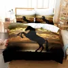 3D Print Horse Bedding Set for King Size, Duvet Cover, 200x200 with Pillowcases, Double Bed Set, 2 People, Luxury quilt sets