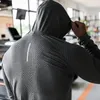 Homme Fitness Tracksuis Course Sport Sweat à capuche Gym de gym