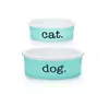 Porselein Cat Dog Bowls Luxe ontwerper Bot China keramische huisdieren Lever hondenkom tfbluedogcats9866041