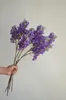 Fiori decorativi 24,8 "vero tocco in finto lillà viola ramo ortens