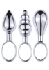 3pcsset mini metal anal fişler parmak yüzüğü anüs genişletici anal seks oyuncakları yeni başlayan vajinal popo fiş prostat masajı x04013126064