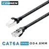 COMEN Ethernet-kabel 0,2-10 m cat6a 28Awg Gigabit Höghastighets internetkabel RJ45 F/UTP Network LAN CORD för PC PS5 PS4 PS3 Xbox