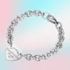 Nouveaux créateurs bracelets de charme pour la femme 925 STRING Silver en forme de coeur en forme de coeur épaisse chaîne T-Series Séries Diamond Arrowhead Love Bracelet Party Bijoux Bijoux