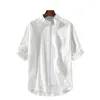 Casual shirts voor heren top kortheve shirt strandclub dagelijks