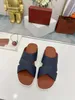 Tasarımcı Sandal Erkek Kadınlar Slaytlar Sandalet Tuvalde Odunlu Düz Mule Shearling kaplı Beyaz Siyah Gri Yeşil Kürk Mens Yaz Sandal Moda