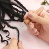 3pcs/set Hand Bamboo Locs Locs Aunico Crochetto in acciaio Blocco uncinetto per capelli intrecciati Treccia per capelli Weaving Dreadlock Coach dell'uncinetto Dreadlock