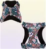 Truelove Pet Harness Floral Floral Doggy Harness Dog Vest Poing Goalding Chainge Мягкая средняя щенка кошачья печать хлопка Tlh19129465009