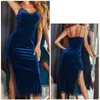 Night-Sleepwear Chightgown pour femme endormie Slim Sexyhirt Spring Summer Gold Velvet en dentelle de nuit Femme Long Home robe