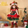 Kawaii 40 cm DBS 1/4 Dream Fairy Doll Match Girl Mechanical Joint Body Series Tan Skin 16 Inch Ball volledige set kerstmeisjes cadeau