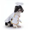 Vêtements de chien animal de compagnie de vêtements drôles costumes tenues respirantes douces pour le Noël d'Halloween réglable facile à porter des chiens
