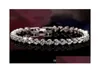 Tennis Luxury Austria Shining Crystal Tennis Bracelets Genuine 925 Sterling Sier Charms Zircon Diamond Roman Link Bracelet Jewelry9997073