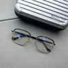 Solglasögon ramar stor storlek Lonee Square Anpassa anti Blue Light Transparent Glasses Kvinnor Män