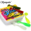 Spinpoler shad mini morbido richiamo di pesca in plastica da 3,5 cm TPR fluttuante fliring paddle coda da nuoto per bassi crappie trota di bassi