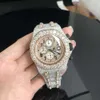 Luxe die er volledig uitziet, bekijk Iced for Men Woman Top vakmanschap uniek en dure Mosang Diamond 1 1 5a horloges voor hiphop industrieel luxueuze 1535