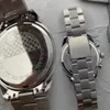 Orologio da uomo orologio da uomo orologio al quarzo automatico orologio da 43 mm orologi a zaffiro in acciaio inossidabile cristallino e pelle di pelle di vitello super luminosa Montre de Luxe