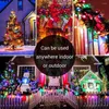 Cordes 5m 50led C6 Bulbes Lights String Lights Faits Strawberry Christmas Fairy Garland Figh