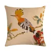 Kissen klassischer chinesischer Stil Cover 45x45cm Thrush Birds Serie Print dekorative Kissen Home Schlafzimmer Sofa Stuhl Kissenbezug