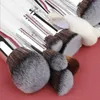 فرش المكياج 30pcs مجموعة مهنية أدوات التجميل التجميلية الأساس للظلال المخفي مزيج مسحوق شعري رقيق