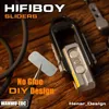 Jouet de décompression wanwu edc hifiboy push curseur magnétique double poussoir agité releve