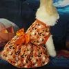 Vêtements de chien 4 couleurs sprin / robe arc d'été halloween faire des vêtements drôles de nage de compagnie poméranian bichon frisé schnauzer