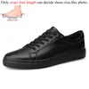 Casual Shoes Abnkarwin Low White Skateboarding Genuine Leather Flats Plus Big Size 49s 50s Spring Summer Autumn Winter