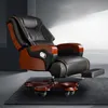 Ergonomisk svängbar kontorsstol vardagsrum Bekvämt läderstudie Kontorsstol Recliner Chaise de Bureau Moderna möbler